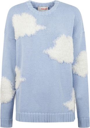 Fiorucci Pastel Blue Crewneck Sweater