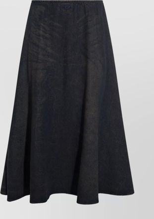 Diesel flared design long length skirts