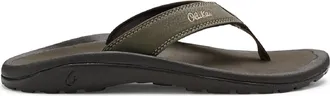 Olukai Mens Ohana Flip-Flops Brown 10