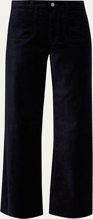 Frame Denim Le Slim Palazzo Velvet Jeans