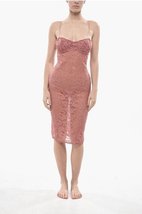 Os&eacute;ree Fitted Lace Lingerie Dress size L