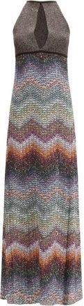 Missoni &Auml;rmelloses Missoni-Maxikleid mit Zickzackmuster