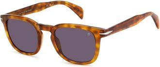 Eyewear by David Beckham DB 1221/S - Heren - Zonnebrillen - Bruin - 52 MM - Accessoires