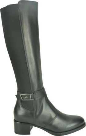 Nero Giardini Zwart Bot + Gar. 3cm - Dames - Hoge Laarzen - Zwart - 41 EU - Schoenen