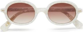 Lele Sadoughi Austin Sunglasses in Mother Of Pearl 100 at Nordstrom