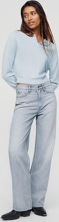 Rag & Bone Logan Featherweight High Rise Wide Leg Jeans