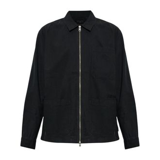 AllSaints Dolwen Jas - Heren - Zomerjassen - Zwart - L - Katoen - Jassen