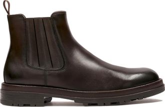Kazar Bruine heren Chelsea laarzen van natuurlijk leer - Heren - Chelseaboots - Bruin - 40 EU - Leer - Schoenen