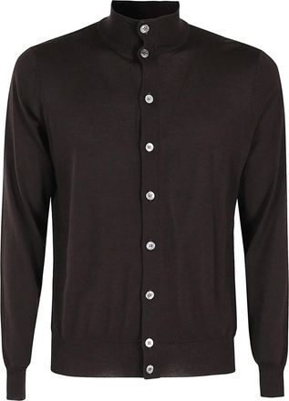 FILIPPO DE LAURENTIIS Cardigan con bottoni - Marrone