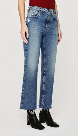 AG - Adriano Goldschmied Kinsley High Rise Crop Boot Jeans In 15 Years Upstate