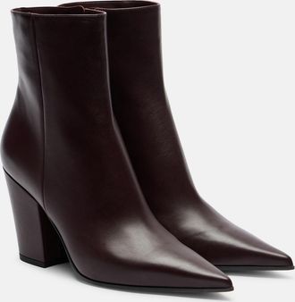 Gianvito Rossi Keinna leather ankle boots
