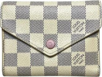 Louis Vuitton Pre-owned Victorine Wallet - Dames - Vintage Accessoires - Beige - ONE Size - Leer - Vintage