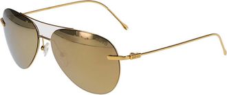 Revo RE 1230 AIR LTD GOLD Polarized 04 CH Womens Sunglasses Gold Size 58