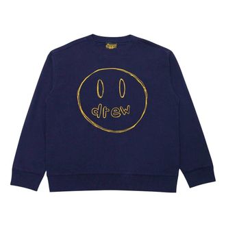 Drew House Sketch Mascot Crewneck Sweatshirt Navy DR-SS21-146