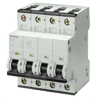 SIEMENS Disyuntor Siemens 4p 16a 10ka Curva C 5sy44167