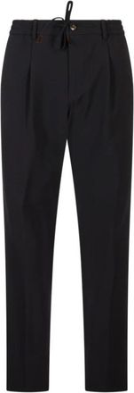 Montecore Slim-fit Broeken - Heren - Slim Fit Broeken - Blauw - XL - Broeken