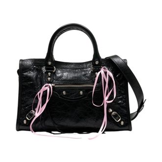 Balenciaga Le City Small Bag - Dames - Handtassen - Zwart - ONE Size - Katoen - Tassen
