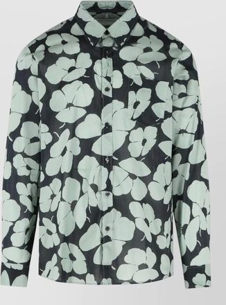 Dries Van Noten corbino cotton shirt long sleeves floral