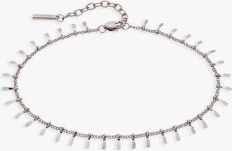 Alex and Ani Paddle Tassel Chain Anklet in Silver at Nordstrom