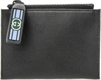Gucci Pre-owned Wallets, male, Black, Size: ONE SIZE Pre-owned Card Coin Holder 780177