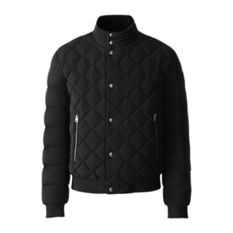 Mackage Gewatteerde donsjas - Heren - Winterjassen - Zwart - 4XS - Leer - Jassen
