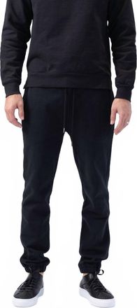 Frame Denim Service Drawstring Sweatpants In Faded Noir