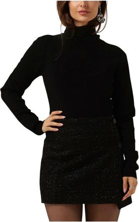 Silvian Heach Truien & Vesten, Dames, Zwart, XL, Dames Tops & T-shirts T-shirt M/lunga