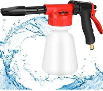 OEM Pistola De Espuma, Pulverizador De Espuma De 1 Litro, Pistola Pulverizadora Ajustable Para Dispensador De Jab&oacute;n Conectado A Manguera De Jard&iacute;n, Univer