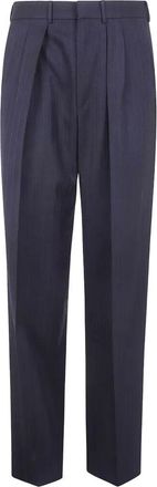 Tom Ford Solid Satin Stripe Double Pleat Pants