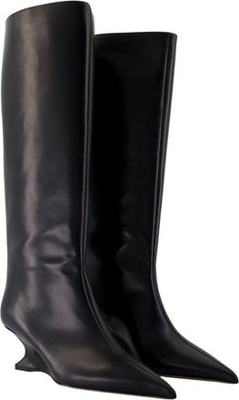 PARIS TEXAS Womens Boot Black Leather