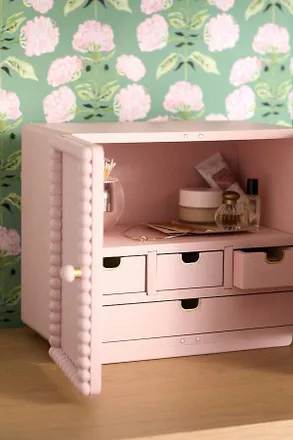 Anthropologie Pippa Wood Jewelry Cabinet