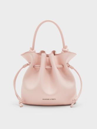 Charles & Keith Sammie Drawstring Bucket Bag