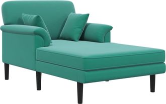 vidaXL Chaise Longue Tuquesa Terciopelo Vidaxl