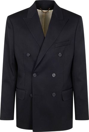 Golden Goose Golden MS Double Breasted Blazer Light Dry Wool Gabard