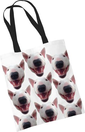 Bang Tidy Clothing Bull Terrier Tote Bag Gifts for Dog Lovers Print Bags with Dogs on