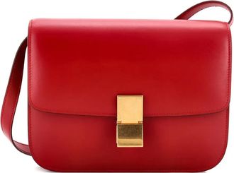 Celine Classic Box Bag Smooth Leather Medium crossbody bag - Rood