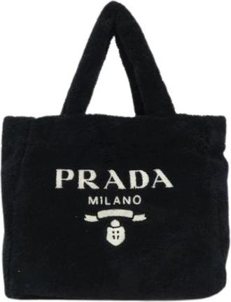 Prada Pre-owned Spugna Bag - Dames - Vintage Shopper - Zwart - ONE Size - Vintage