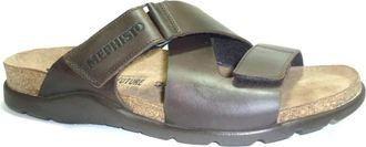 Mephisto Slippers - Heren - Sandalen - Bruin - 42 EU - Schoenen
