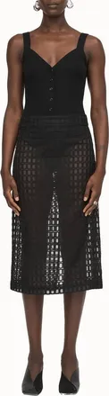 Maria McManus Rib Sleeveless Bodysuit In Black