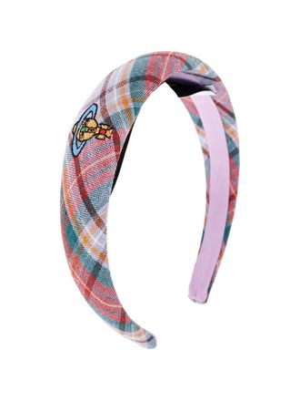 Vivienne Westwood Rtw Tartan Slim Hairband