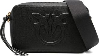 Pinko Pinko, Dames, Tassen, Zwart, Maat: ONE Size Leer