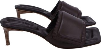 Jacquemus Womens Leather Les Mule Piscine Sandal (Authentic Pre-Loved)