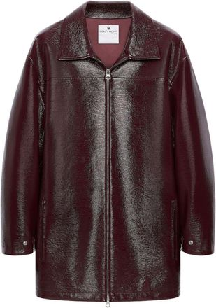 Courrèges Maroon Oversized Jacket
