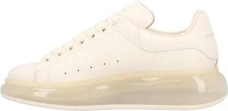 Alexander McQueen Leather sneakers - Dames - Sneakers - Beige - 39 EU - Leer - Schoenen