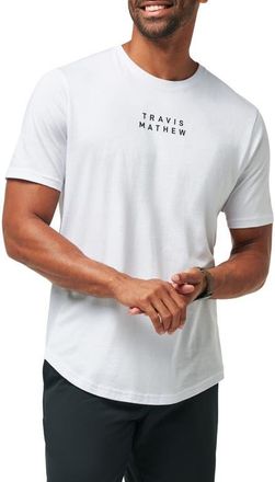 Travis Mathew TM Scoop Graphic T-Shirt in White at Nordstrom, Size Xx-Large