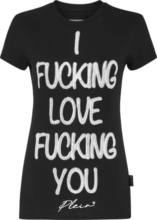 Philipp Plein T-shirt Sexy Pure with Crystals