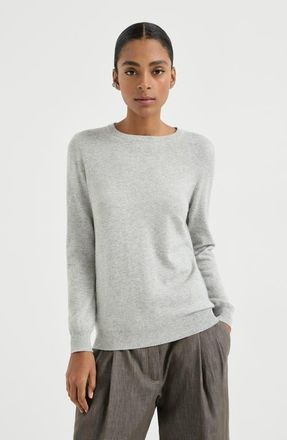 Brunello Cucinelli Cashmere sweater in Pebble at Nordstrom, Size Xx-Small Eu