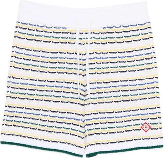 Casablanca Shorts mit Casablanca-Muster