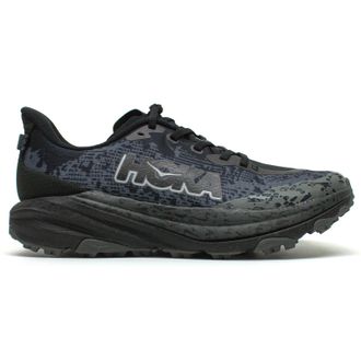 Hoka One One Hoka Speedgoat 6 Textile Youth Running Trainers - Obsidian Outer Orbit - Size:UK 3.5