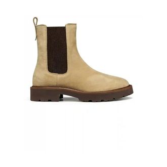 Geox Schoenen, Dames, Bruin, 39 EU, Leer, Norize Enkellaars